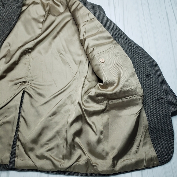 Holbrook Mens Blazer Size 42 S Camelhair Wool Blend - Picture 7 of 7